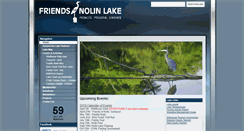 Desktop Screenshot of friendsofnolinlake.org